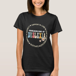 Of Dyslexia Squad Awareness Month Teacher T-Shirt