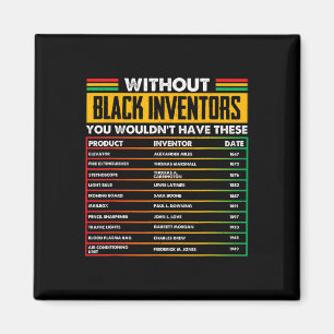 Of Forgotten Black Inventors Black History Month Magnet