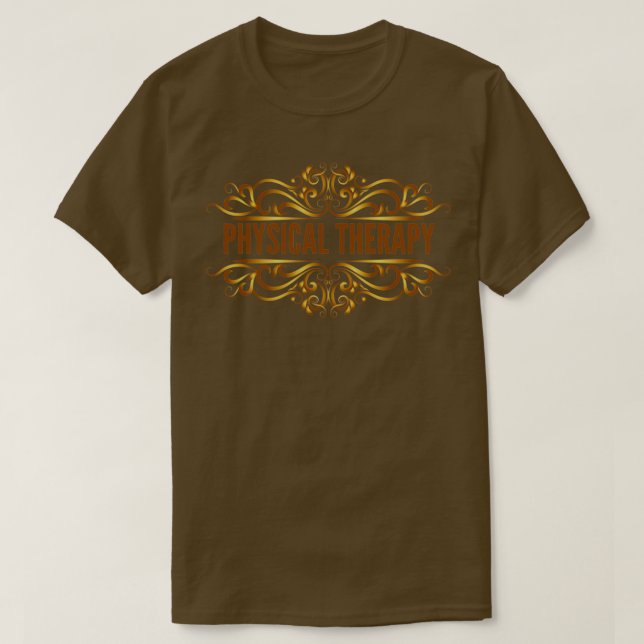 of Goniometer Expert Funny Physical Therapy Physio T-Shirt (Design Front)