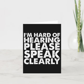 Of Hearing Deaf Hearing Impaired Asl Sign Language Card