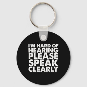 Of Hearing Deaf Hearing Impaired Asl Sign Language Keychain