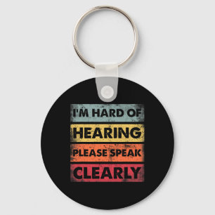 Of Hearing Deaf Hearing Impaired Asl Sign Language Keychain