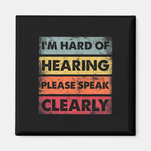 Of Hearing Deaf Hearing Impaired Asl Sign Language Magnet