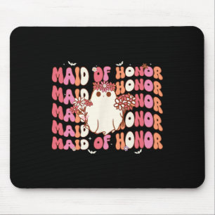 Of Honour Ghost Halloween Spooky Bachelorette Mouse Pad