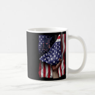 Of Independence Us Flag Dutch Shepherd Coffee Mug
