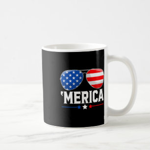 Of July America Independence Day Usa Flag Red Whit Coffee Mug