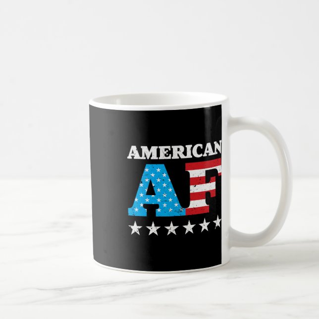 Of July American Af Usa Gift  Coffee Mug (Right)