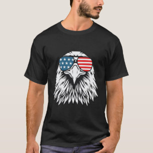 Of July American Bald Eagle Flag- Independence Day T-Shirt