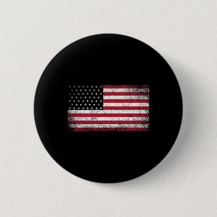 Of July Christmas Gift American Flag Vintage Count 2 Inch Round Button