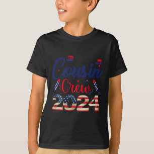 Of July Cousin Crew For Kids Toddlers Adults And K T-Shirt