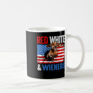 Of July Dachshund Dog Shirt Red White And Wieners Coffee Mug