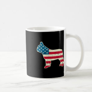 Of July French Bulldog American Flag Usa  Coffee Mug