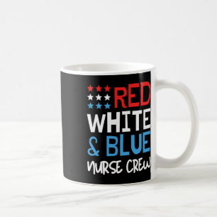 Of July Nurse Crew Scrub Tops Patriotic Nurses Mat Coffee Mug