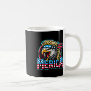 Of July Patriotic Funny Eagle July 4th Usa Merica Coffee Mug