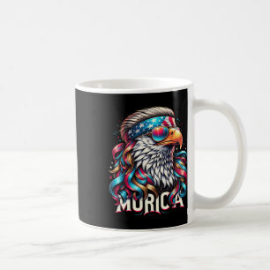 Of July Patriotic Funny Eagle July 4th Usa Murica  Coffee Mug