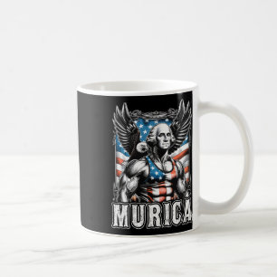 Of July Patriotic Funny George Washington July 4th Coffee Mug