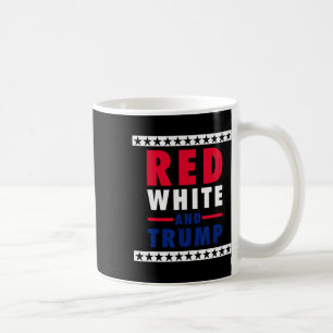 Of July Red White And Trump  Coffee Mug