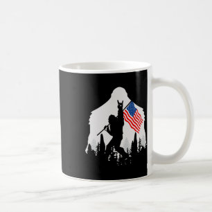 Of July Shirt Bigfoot Sasquatch Usa American Flag Coffee Mug