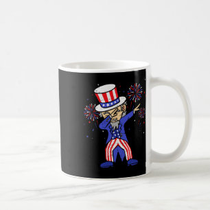 Of July Shirts For Kids Funny Dabbing Uncle Sam Bo Coffee Mug