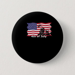 Of July T Shirts Iwo Jima  2 Inch Round Button