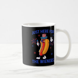 Of July Wieners Usa American Flag Patriotic Men Bo Coffee Mug
