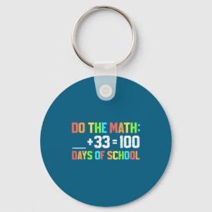 Of Kids 100th Day School Teacher 100 Keychain