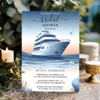 Of Knot Boat Ship Navy Blue Nautical Bridal Shower