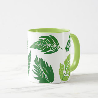 of leaves mug cup