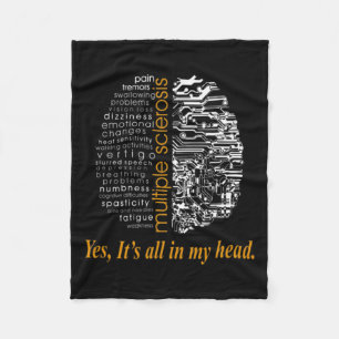 Of Multiple Sclerosis Doubters  Fleece Blanket