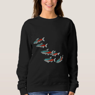 Of Neon Tetra Fish Sweatshirt