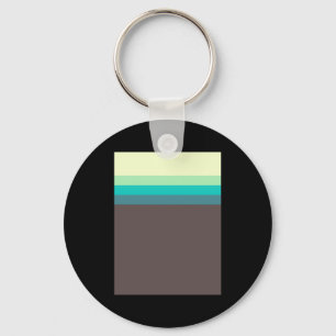 Of Pretty Stripes Pretty Greens T Shirt Keychain