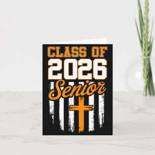 Of Shirt Class Christian Graduation Senior Graduat Card