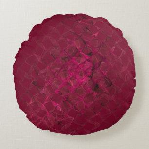 of smoke and mirrors round pillow