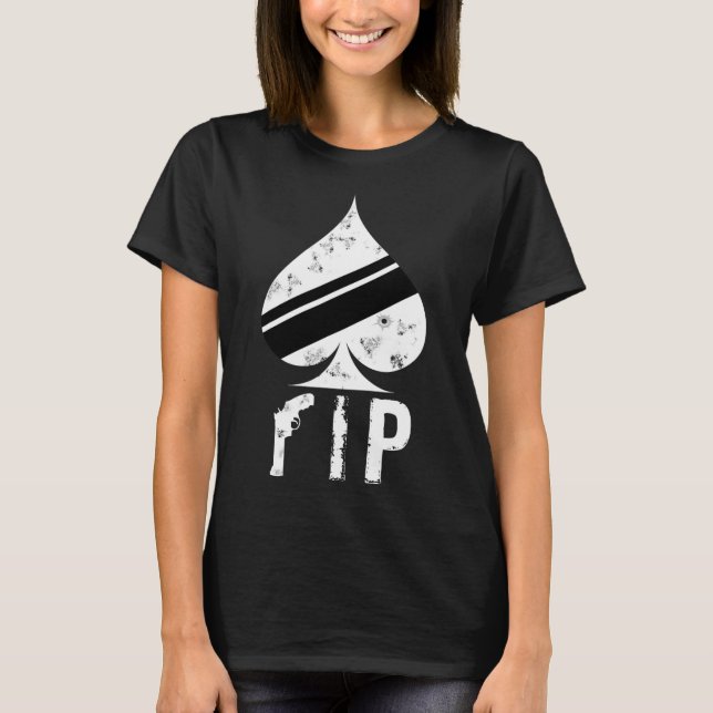Of Spades Funny Video Game Player  T-Shirt (Front)