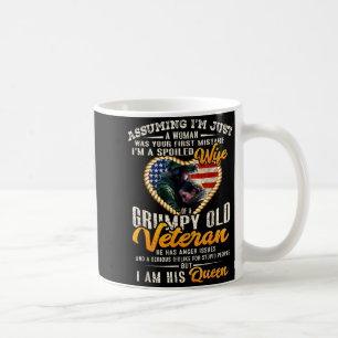 Of Spoiled Wife Grumpy Old Veteran Coffee Mug
