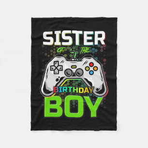 Of The Birthday Boy Funny Gaming Video Game Gifts Fleece Blanket