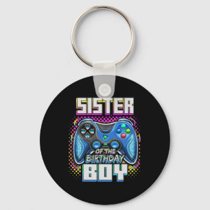 Of The Birthday Boy Matching Family Video Game Par Keychain