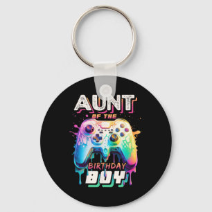 Of The Birthday Boy Matching Family Video Game Par Keychain