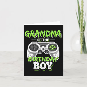 Of The Birthday Boy Matching Video Game Birthday 1 Card