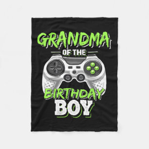 Of The Birthday Boy Matching Video Game Birthday 1 Fleece Blanket