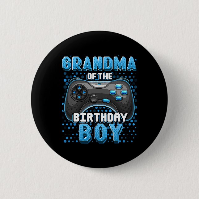 Of The Birthday Boy Matching Video Game Birthday 5 2 Inch Round Button (Front)