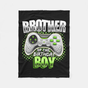 Of The Birthday Boy Matching Video Game Birthday 5 Fleece Blanket