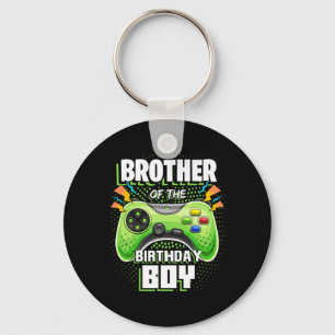 Of The Birthday Boy Matching Video Game Birthday 8 Keychain
