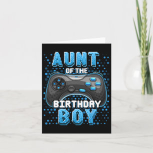 Of The Birthday Boy Matching Video Game Birthday G Card