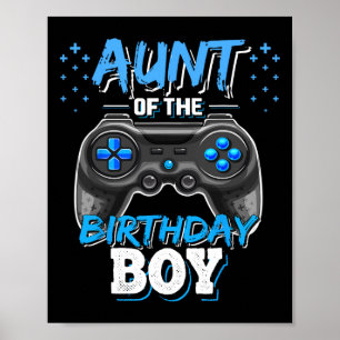 Of The Birthday Boy Matching Video Game Birthday G Poster