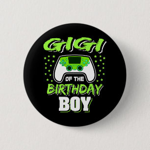 Of The Birthday Boy Video Game Decorations  2 Inch Round Button