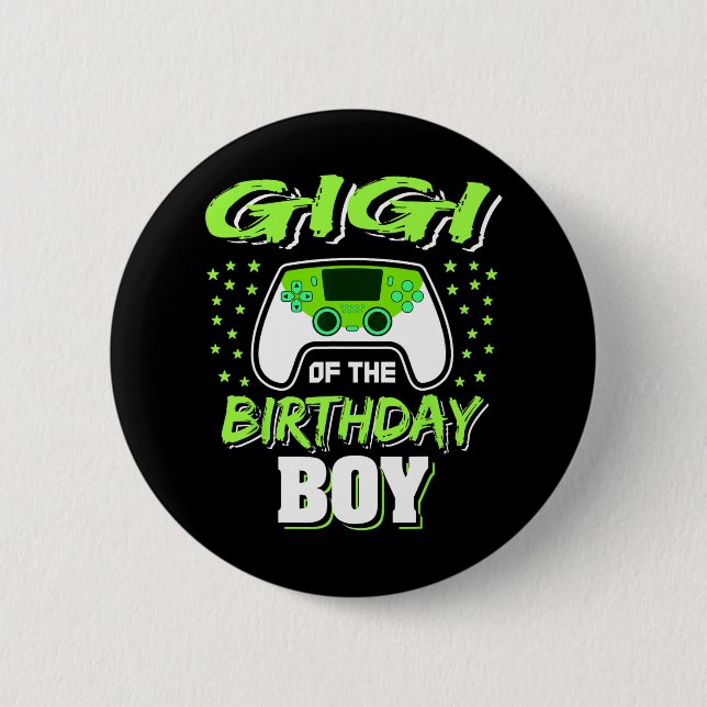 Of The Birthday Boy Video Game Decorations  2 Inch Round Button (Front)