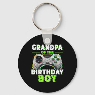 Of The Birthday Boy Video Gamer Matching Family Keychain