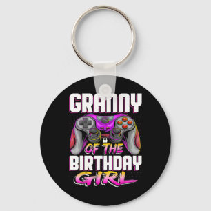 Of The Gamer Girl Matching Video Game Birthday Keychain