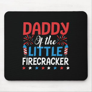 Of The Little Firecracker Shirt 4th Of July Birthd Mouse Pad